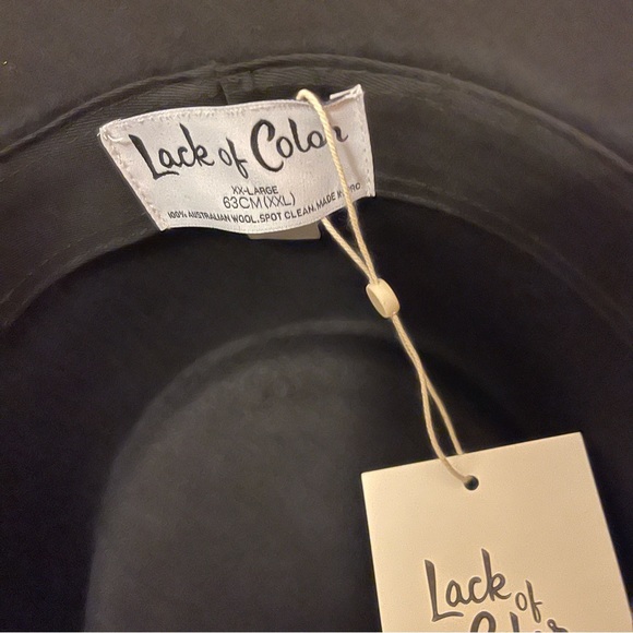 NWT Lack of Color Black Fedora in style “The Phoenix”. - Picture 10 of 15